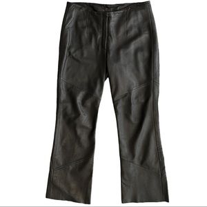 Wilson Leather Pelle Studio Black Moto Pants